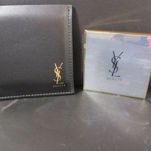 YSL YVES SAINT LAURENT BEAUTE HANDHELD MAKEUP MIRROR IN CASE NEW